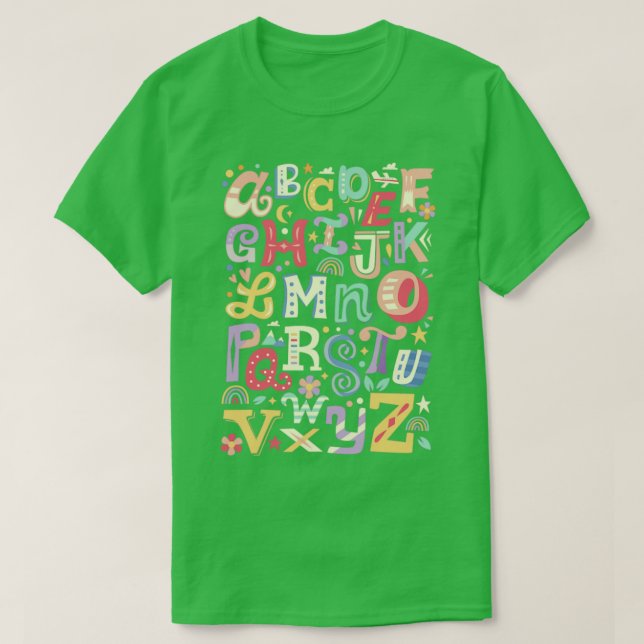 Alphabet T Shirt (Design framsida)