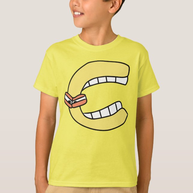 Alphabet T-Shirt Brev C (Framsida)