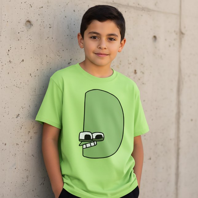 Alphabet T-Shirt Brev D (Skapare uppladdad)