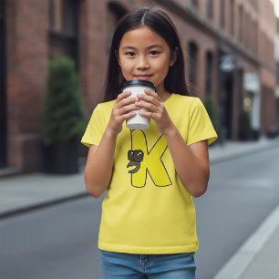 Alphabet T-Shirt Brev K