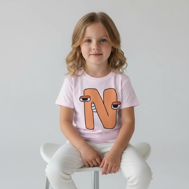 Alphabet T-Shirt Brev N (Skapare uppladdad)