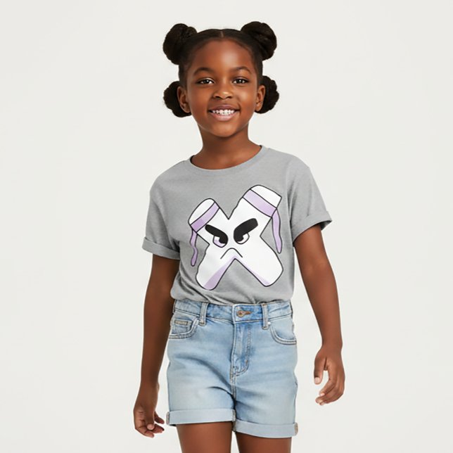 Alphabet T-Shirt Brev X (Skapare uppladdad)