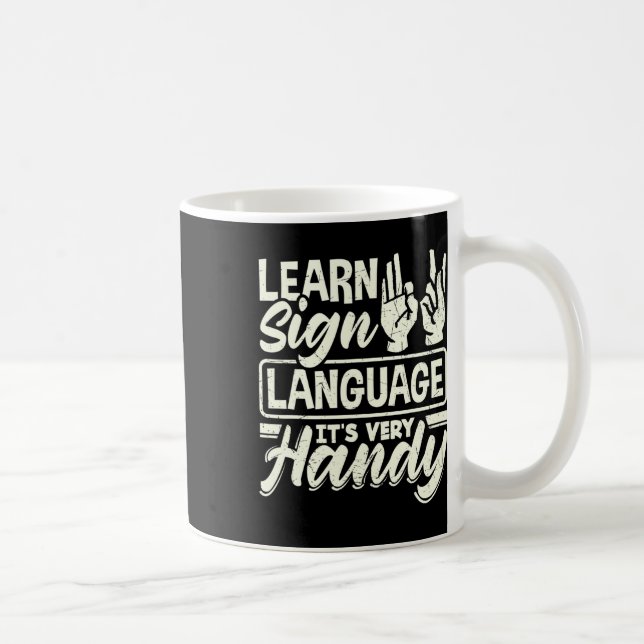 Alphabet Teacher American Sjunga Language its very Kaffemugg (Höger)