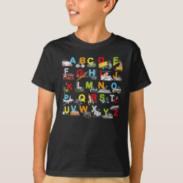 Alphabet Transport Learning ABC Buss T Shirt