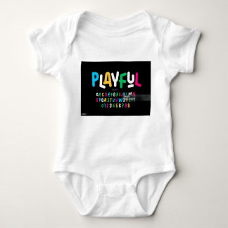 Alphabet Uniqe-design Baby Jersey Bodykoste T Shirt