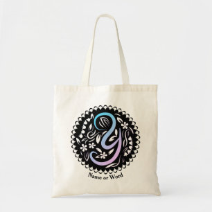 Alphabet Y Monogram Handwriter Tygkasse