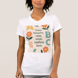 Alphabets AI art T Shirt