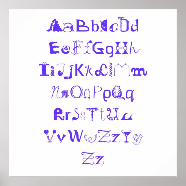 Alphamabetico Poster (Framsidan)