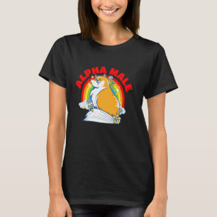 Alphamane kattälskare Katt Humor Rolig kattpappa l T Shirt