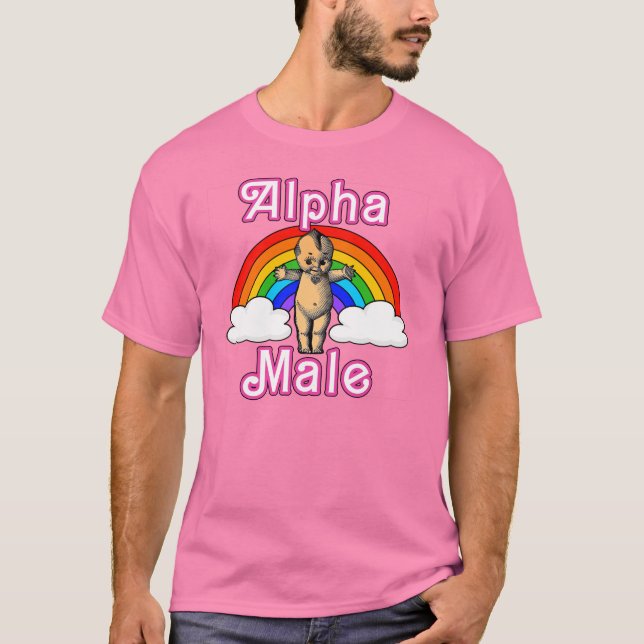 "Alphamaskulin" T-shirt (Framsida)