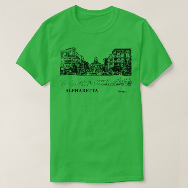 Alpharetta Georgia TShirt 4 T Shirt (Design framsida)