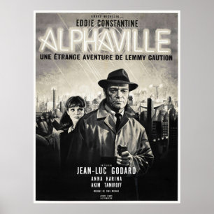 Alphaville Vintage Movie Poster