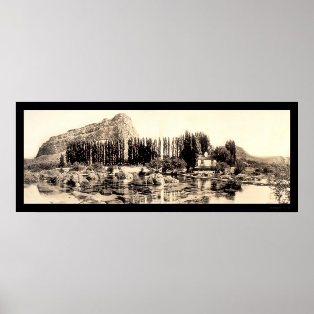 Alpheus Bäck ID Photo 1913 Poster (Framsidan)