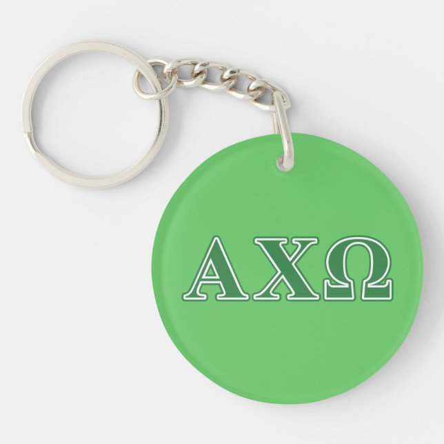 Alphi Chi Omega Gröna Bokstäver (Framsidan)