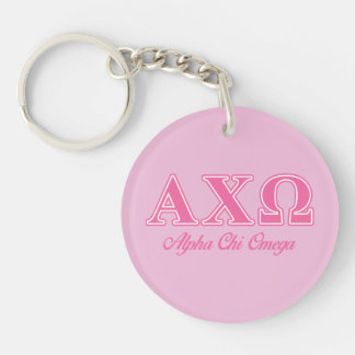 Alphi Chi Omega Rosa Bokstäver