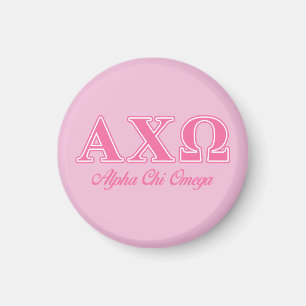 Alphi Chi Omega Rosa Brev Magnet