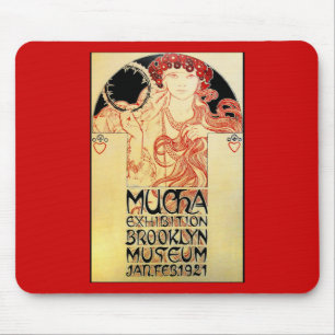 Alphones (Alfons) Mucha 1921 utställning Musmatta