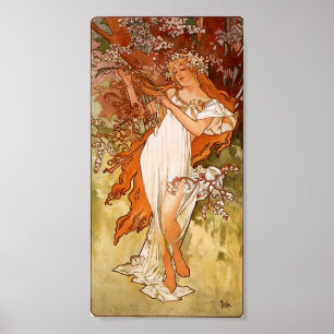 Alphons Mucha Vår Poster
