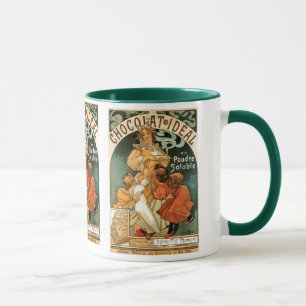 Alphonse (Alfons) Mucha Chocolat ideal Mugg