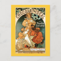 Alphonse (Alfons) Mucha Chocolat Ideal