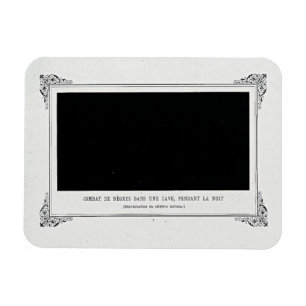 Alphonse Allais, April Fools, Black, Abstrakt Art Magnet