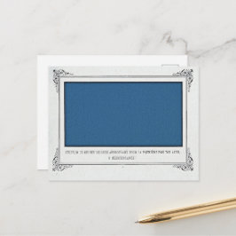 Alphonse Allais, April Fools, Blue, Abstrakt Art Vykort