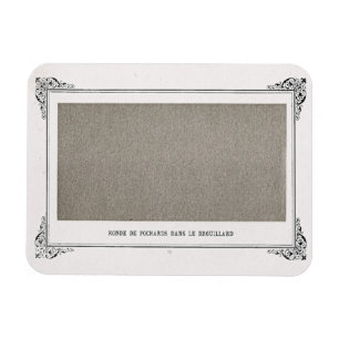 Alphonse Allais, April Fools, Grått, Abstrakt Art Magnet