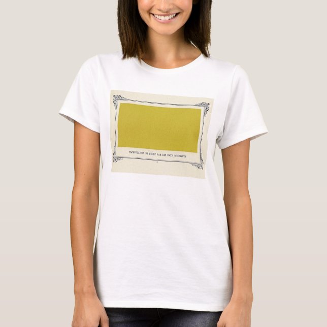 Alphonse Allais, April Fools, Gult, Abstrakt Art T Shirt (Framsida)