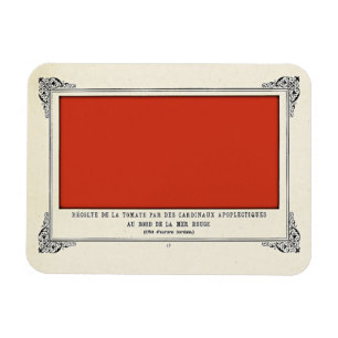 Alphonse Allais, April Fools, Red, Abstrakt Art Magnet