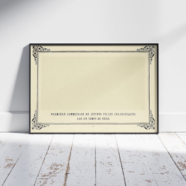 Alphonse Allais, April Fools, White, Abstrakt Art Fototryck (Skapare uppladdad)