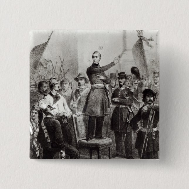 Alphonse de Lamartine på stadshuset Knapp (Framsida)