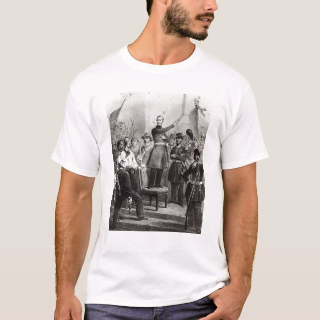 Alphonse de Lamartine på stadshuset T-shirt (Framsida)