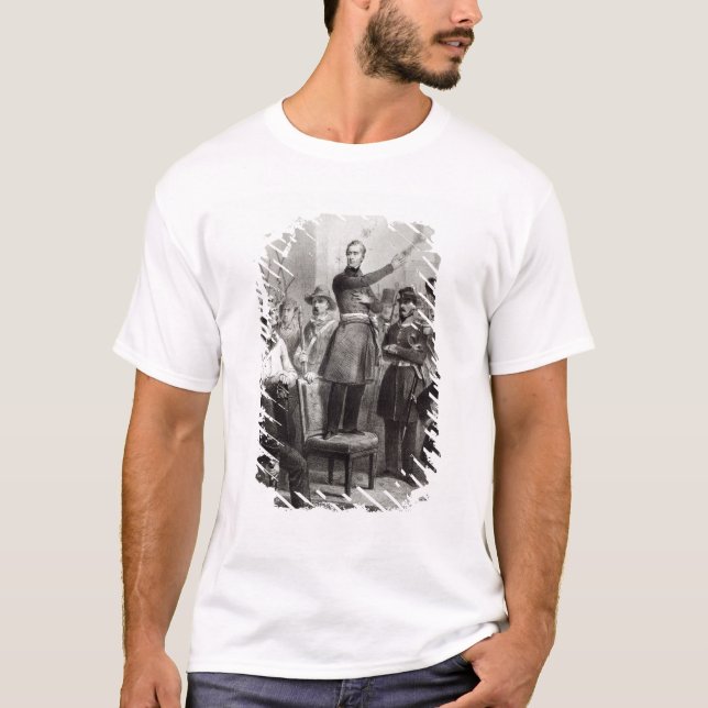 Alphonse de Lamartine på stadshuset Tee Shirt (Framsida)