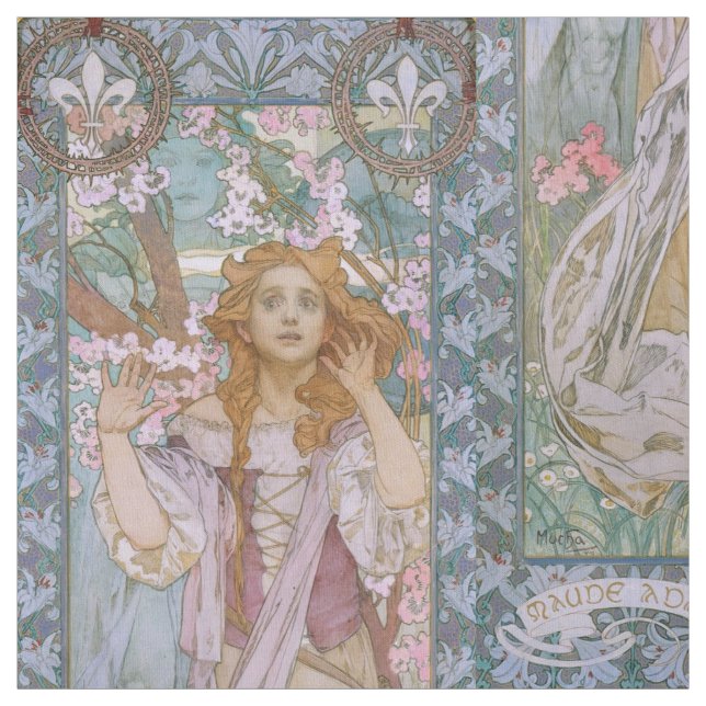 Alphonse Maria Mucha – Jugendstil Art nouveau DIY Tyg (Provkarta)