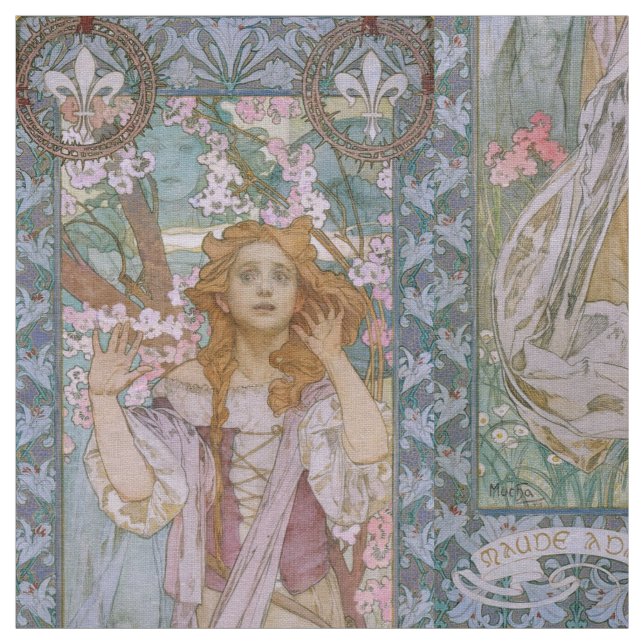 Alphonse Maria Mucha – Jugendstil Art nouveau DIY Tyg (Prov)