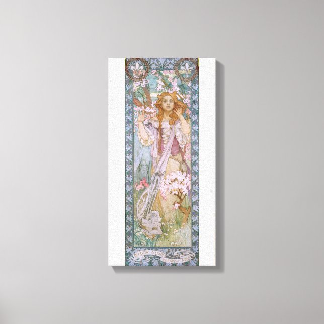 Alphonse Maria Mucha – Maude Adams as Joan of Arc Canvastryck (Framsida)