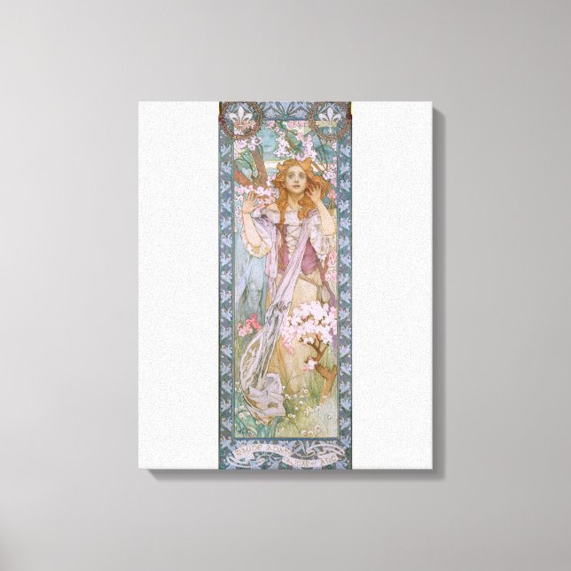 Alphonse Maria Mucha – Maude Adams as Joan of Arc Canvastryck (Framsida)