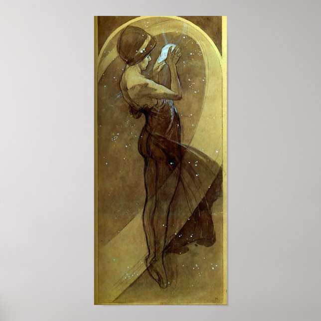 ALPHONSE MARIA MUCHA-NORTH STAR-PRINT POSTER (Framsidan)