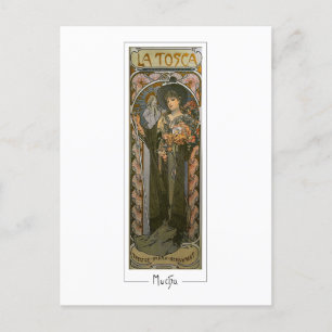 Alphonse Mucha #132 - Finkonstpostkort Vykort