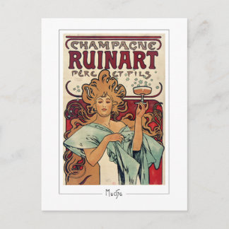 Alphonse Mucha #155 - Finkonstpostkort Vykort