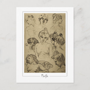 Alphonse Mucha #15 - Fin Art-vykort Vykort