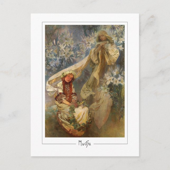 Alphonse Mucha #165 - Fin Art-vykort Vykort (Framsida)