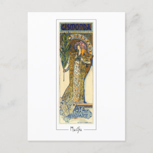 Alphonse Mucha #198 - Fine Art Postcard Vykort