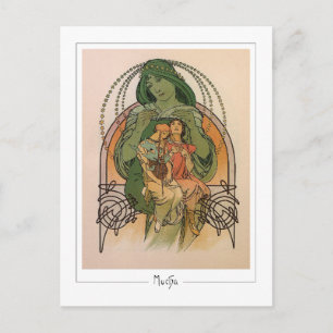 Alphonse Mucha #232 - vykort för konstföremål