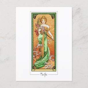 Alphonse Mucha #247 - Fin Art-vykort Vykort