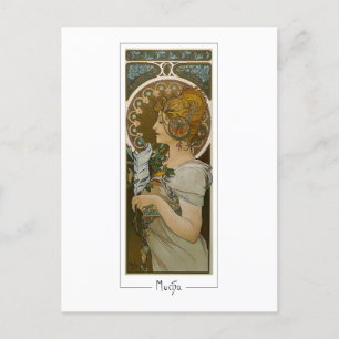 Alphonse Mucha #260 - vykort för finkonst