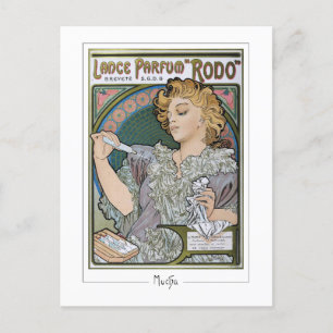 Alphonse Mucha #2 - vykort för konst
