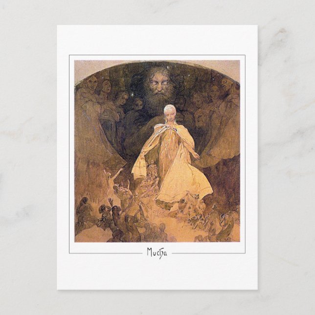Alphonse Mucha #328 - Fin Art-vykort Vykort (Framsida)