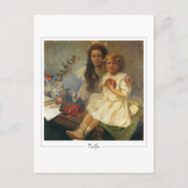 Alphonse Mucha #331 - Fin Art-vykort Vykort (Framsida)