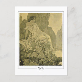 Alphonse Mucha #335 - Finkonstkort Vykort